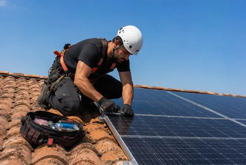 Maintenance et monitoring de panneaux solaires à Armbouts-Cappel